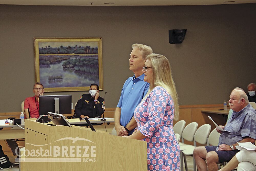 Councile Recognizes_3- Becky Irwin and David Leaser.JPG